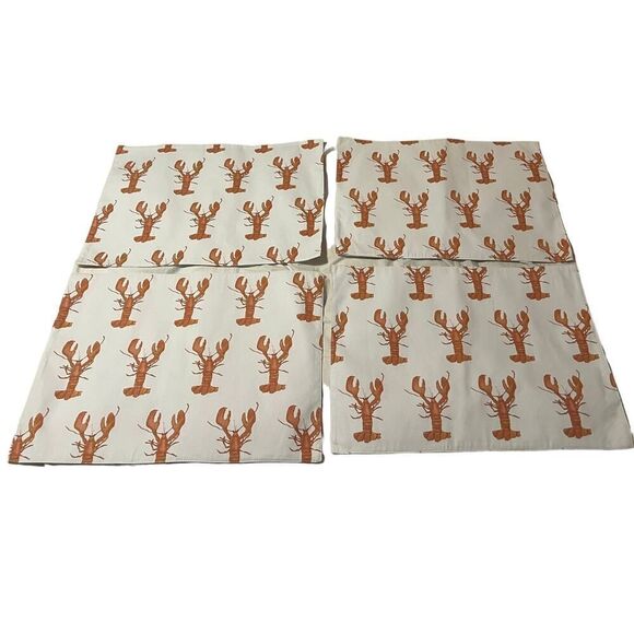 Sara Fitz Coastal Lobster Placemats (4) - Picture 1 of 2
